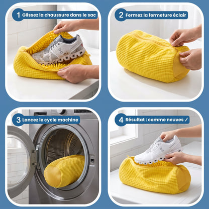 Sac de Lavage Microfibre pour Baskets & Sneakers