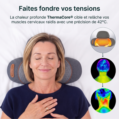 Theratex® ByKalyos - Appareil de Massage Cervical 3-en-1