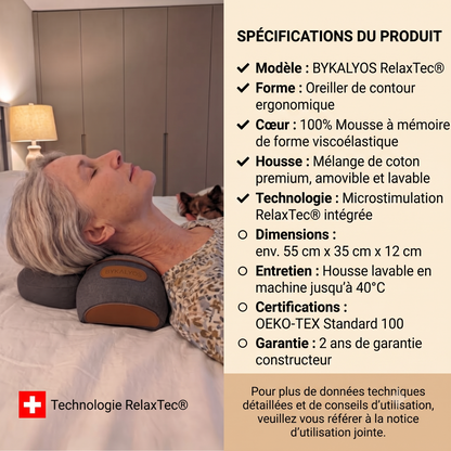 Theratex® ByKalyos - Appareil de Massage Cervical 3-en-1